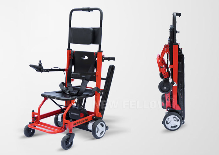 户外电动轮椅（履带式电动爬楼轮椅老人代步车一体机）